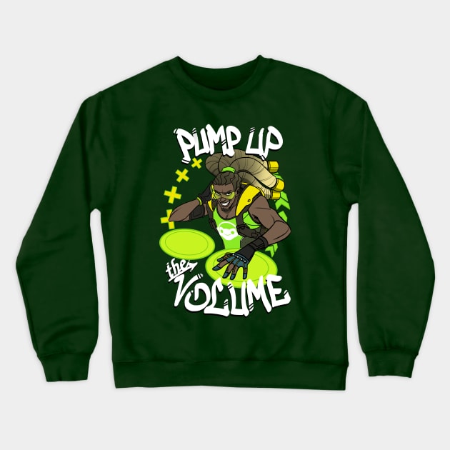 Pump Up the Volume Crewneck Sweatshirt by savodraws